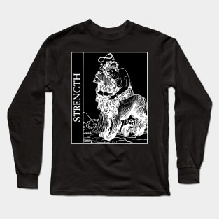 Strength Tarot Card Long Sleeve T-Shirt